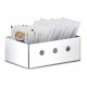 Porta Sachê 9,5cm Por 5,5cm Por 4cm De Aço Inox Mimo Style